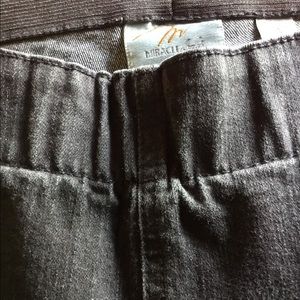 Miracle Body Black Denim Stretch Leggings